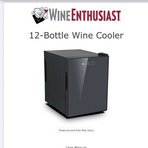 Wine Enthusiast 12 bottle wine cooler